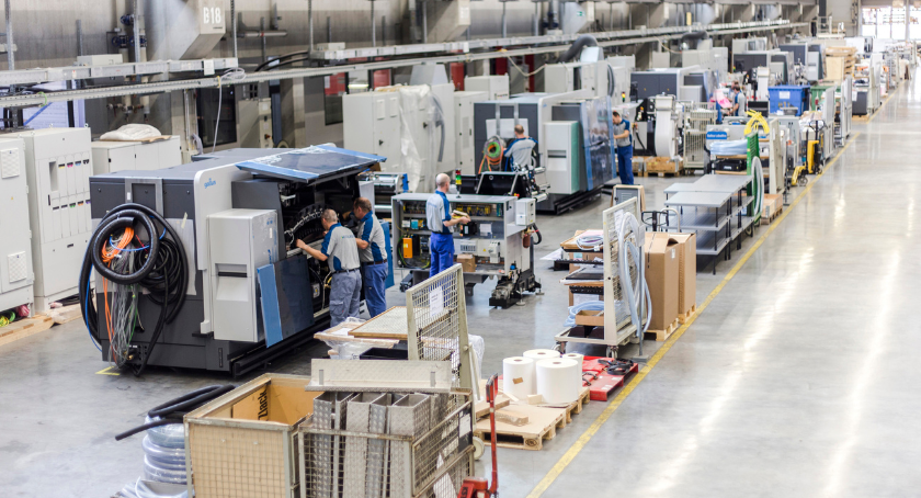 An overview of the production of the Gallus Labelfire press.
